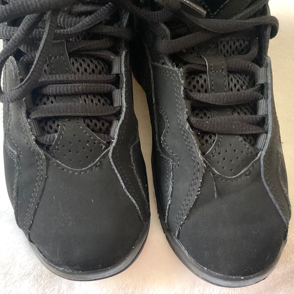 Black JORDAN TRUE FLIGHT PRESCHOOL BASKETBALL SNEAKERS SHOES Size 13C - Picture 6 of 14